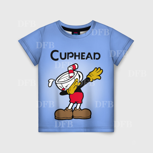 cuphead-เสื้อเชิ้ตแขนสั้นระบายอากาศได้ดีสำหรับเด็ก-เสื้อแฟชั่นสำหรับเสื้อยืดอเนกประสงค์ฤดูร้อน