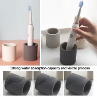 【CW】 Color Diatomite Electric Toothbrush Holder Keep Dry Organizer