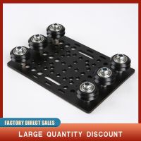 Opensource 2080 V Slot Gantry Plate Set Wheels Gasket Kit 3D Printing Machine Parts 3MM Thick Plate VSlot Gantry Set 20 80mm