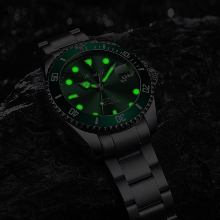 wishdoit-นาฬิกาข้อมือธุรกิจออโตเมติกแบรนด์หรูชั้นนำสำหรับใส่เล่นกีฬาสันทนาการนาฬิกากลไกนาฬิกากันน้ำ