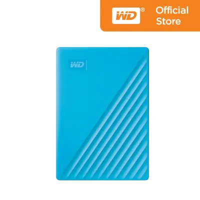 WD My Passport 5TB, Blue ฟรี! กระเป๋ากันกระแทก (คละสี) USB 3.0, HDD 2.5 ( WDBPKJ0050BBL-WESN ) ( ฮาร์ดดิสพกพา Harddisk Harddrive )