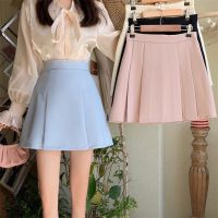 COD ✳ CUZ81VG V SHOP Korean version of the high waist short skirt with a sense of niche pleated skirt A-line skirt