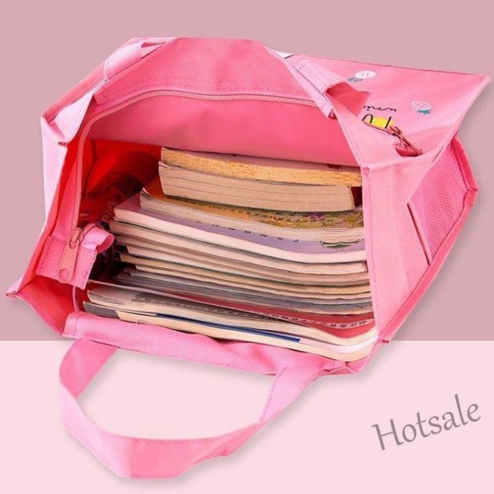 hot-sale-c16-a4-waterproof-canvas-tutorial-bag-student-a4-portable-childrens-work-handbag-school-file