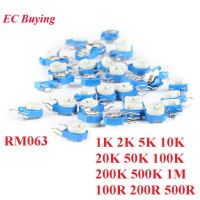 10pcs RM063 RM-063 1K 2K 5K 10K 20K 50K 100K 200K 500K 1M 100 200 500 Ohm Trimpot Trimmer Potentiometer Variable Resistor WH06