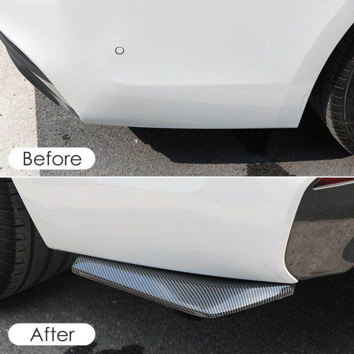 cw-2pcs-car-protector-guard-anti-scratch-strips-sticker-carbon-bars-protection-collision-spoiler