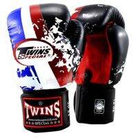 Twins special Boxing Gloves Fancy FBGV-44TH Thai Flag 8,10,12,14,16 oz Muay Thai Sparring MMA K1 นวมซ้อมชกทวินส์ สเปเชี่ยล แฟนซี ลายธงชาติไทย หนังแท้ 100%