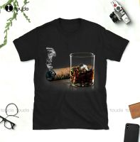 New Cigar And Bourbon T-Shirt Great Gift For Cigar Lounge Lovers T-Shirt Size S-3Xl Red Shirts Cotton Tee Xs-5Xl Unisex