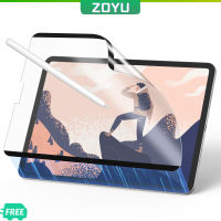 ZOYU Paper-Feel Detachable Screen Protector สำหรับ iPad Pro 11 (2022/2021/2020/2018) และ iPad Air 5 air 4 10.9 นิ้ว gen 7 8 9 iPad 10 gen mini 6 ipad gen 5 6 ipad 10.5 นิ้ว air 3 เขียนและวาดภาพเหมือน บนกระดาษที่ถอดออกได้และนำกลับมาใช้ใหม่ได้ ผิวด้าน