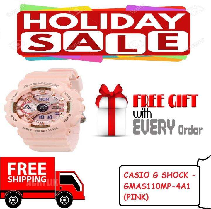 Casio G Shock Gold And Pink Dial Pink Resin Quartz Ladies Watch Gmas110mp 4a1 Lazada Ph 4836