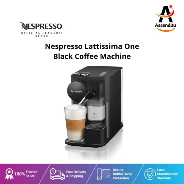 [NESPRESSO MY] - Nespresso Lattissima One Black Coffee Machine | Coffee