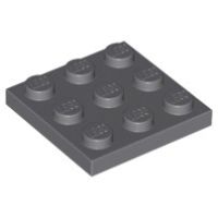 Lego part (ชิ้นส่วนเลโก้) No.11212 Plate 3 x 3