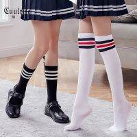 【JH】 Childrens mid-tube thin section summer knee-high black college childrens student Korean