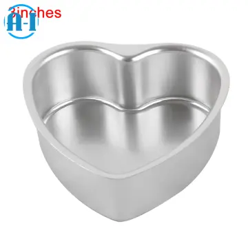 Heart Shaped Cake Pans Aluminum  Aluminum Mold Baking Heart - 10 Inch Rose  Heart - Aliexpress