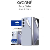 Araree Pure Skin ฟิล์มกันรอยด้านหลังเกรดพรีเมี่ยมจากเกาหลี ฟิล์มสำหรับ Galaxy Z Fold5 Z [2ชิ้น]