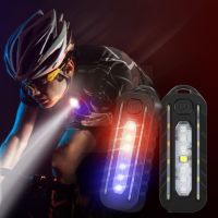 【LZ】﹍  Mini led piscando luz de segurança da bicicleta clipe estilo recarregável luz usb ligh aviso ombro lanterna traseira flash p w1g3