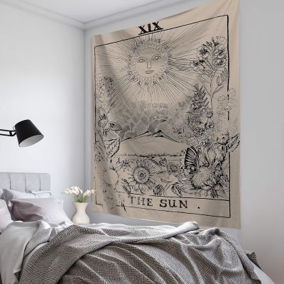 【CW】卍卐  Tapestry Wall Hanging Bedroom Decoration Astrology Divination Bed Cover