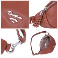 David jones Paris women belt bag waist bag sling bags for women shoulder bag body bag ladies leather handbag on sale nded original new 2021 Korean