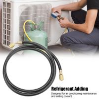 R410 800-4000psi Pressure Air-Conditioning Fluoride Tube Air Conditioner Coolant Refrigerant Adding Tool 1/4SAE Refrigerant Hose