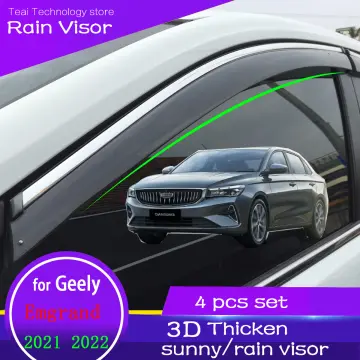 2 Pcs Car Rearview Mirror Rain Eyebrow Carbon Fiber Rearview Mirror Rain  Snow Blocker Sun Visor For BMW 1 2 3 4 5 Series X1 X2 X3 X5