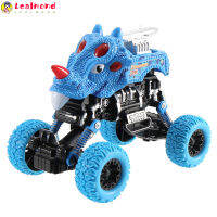 Leal In Stock ขับเคลื่อน4ล้อไดโนเสาร์ดึงกลับรถ Stunt Cool Double Pull Back Large Off-Road Vehicle Toy