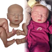 hot！【DT】ﺴ❈☒  20-22Inch Painted Reborn Kits Lifelike Real Sleeping Bebe Vinyl Sin Pintar