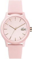 Lacoste TR90 Quartz Watch with Rubber Strap, Pink, 17 (Model: 2001065)