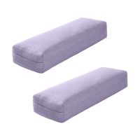 Yoga Pillow Soft Washable Polyester Rectangular Portable Yoga Bolster Sleep Pillow Yoga Fitness Supplies