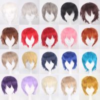 ccutoo Kain Akatsuki/Cain Akatsuki 10  Golden Short Fluffy Layered Cosplay Wigs Heat resistance fiber Synthetic Hair