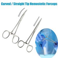 【LZ】❏﹍♟  1pc aço inoxidável curvado ponta e ponta reta pinças de travamento grampos hemostatic pinça arterial braçadeira gancho peixe alicate