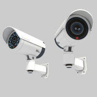 ซีอี้?[Jettingbuy] 1:1รุ่นกระดาษ Fake Security Dummy Surveillance Camera Security Model Puzzles