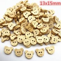 New 30pcs Wooden Natural Decorative Buttons DIY Handmade Scrapbook Wedding Decoration Sewing Accessories Haberdashery