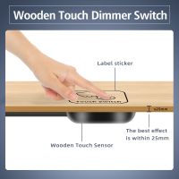 ✖ 12V 24V 60W 5A Penetrating Touch Switch Dimmer Controller for Concealing Mounted Wood Panel Stone Plastic LED Light Touch Switch