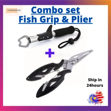 Fishing Pliers Scissors Line Cutter Remove Hook Tackle Stainless Steel Tool