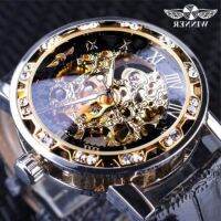 ---Fashion mens watch238814¤ T - winner Watch Mens fashion leisure fashion diamond hollow out manual mechanical Watch Men Watch