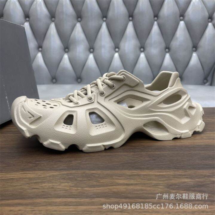 original-label-rubber-sandals-mens-lace-up-hole-shoes-rubber-sandals-sports-casual-shoes