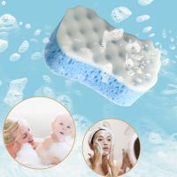 hotx 【cw】 1pc Soft Shower Sponge for Bathing Scrubber Massager Exfoliating Balls Accessories