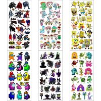 【YF】 6PCS/Lot Arm Tattoo Kids Temporary Tatoo Waterproof Sticker Fake Tattoos Man Paper Girls Tatto Tatu Chest Water Tattos Body Tato