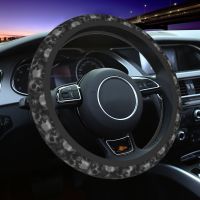 Cool Skull Car Steering Wheel Cover 38cm Anti-slip Auto Steering Wheel Protector Fashion Car-styling Steering-Wheel Accessories Steering Wheels Access