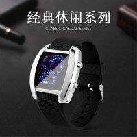 Multifunctional luminous LED digital display alloy dashboard electronic watch male high school college students Korean sports watch