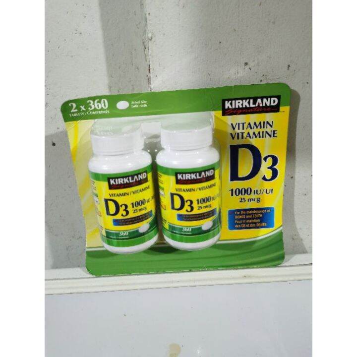 kirkland vitamin d3 1000iu 25mcg d tablet bone health multivitamin