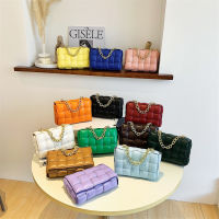 【cw】 Cross-Border Womens Bag 2022 New Shoulder Bag Womens Hand- Small Square Bag Korean Style Fashion Chain Square Bag !