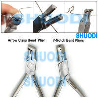 ทันตกรรมจัดฟัน Schwarz Arrow Clasp Bending Plier V-Nothc Bend Plier V Stop Bending Plier Stainless Steel