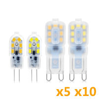 510ชิ้นมินิ G4 G9หลอดไฟ LED 3วัตต์5วัตต์ Ampoule หลอดไฟ Led DC12V AC 220โวลต์110โวลต์ข้าวโพดไฟแทนที่ฮาโลเจนสปอตไลโคมระย้า