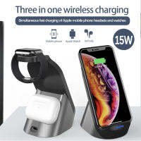 3 in 1 Wireless Charger Stand 15W Fast Charge for 11 X XS XR 5 4 3 for Pro Fast Charger Dock Station