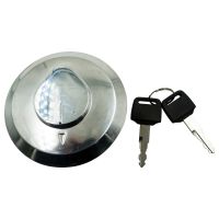 Motorcycle Aluminium Fuel Gas Tank Cover Lock Gas Cap Set With Two Keys For Honda King 125 CBT125 Spare Parts Replacement