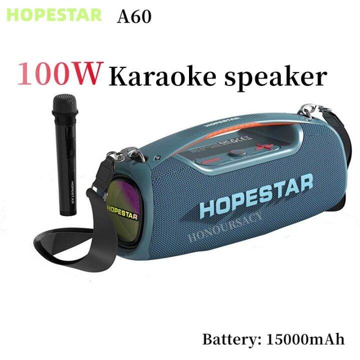Hopestar A60 100W karaoke Bluetooth Speaker High Power Outdoor Portable ...