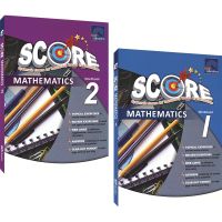 SAP score Math Workbook 1-2 score series math weekly practice grades 1-2 Singapore Math primary school English teaching auxiliary math logical thinking training books imported in English