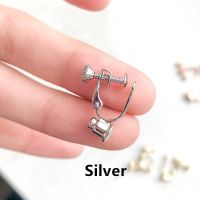 Ear clip converter DIY ear clips hook earrings stud earrings No ear hole NO tools Insert the studs by hand