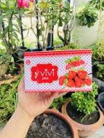 Vivi plus Strawberry Mixed Collagen(สตอเบอร์รี่มิกซ์คอลลาเจน)เผาผลาญไขมันส่วนเกิน)1 กล่อง