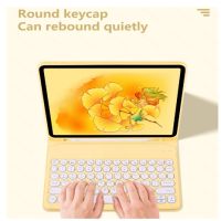 case with Keyboard for Apple ipad mini 1 2 3 4 5 6 Round cap button Wireless Bluetooth Keyboard Cover with Pencil HolderTH